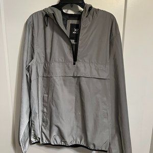 Large XRAY Reflective Hooded Quarter-Zip Pullover Jacket